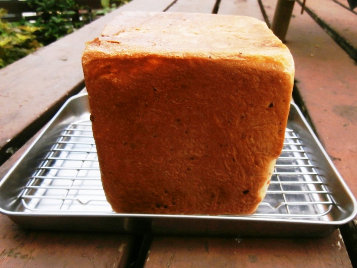 1斤用の型で焼き上げました