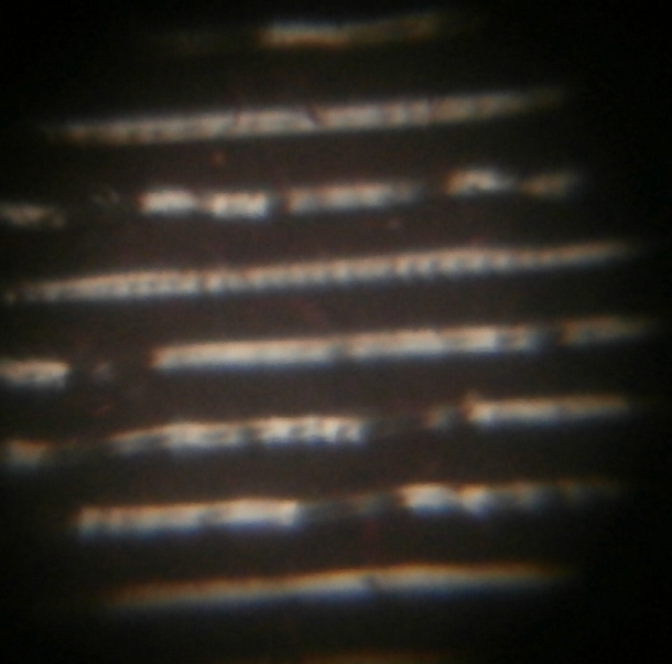 レコードを約100倍に拡大