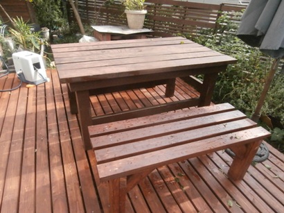 ウッドデッキの製作